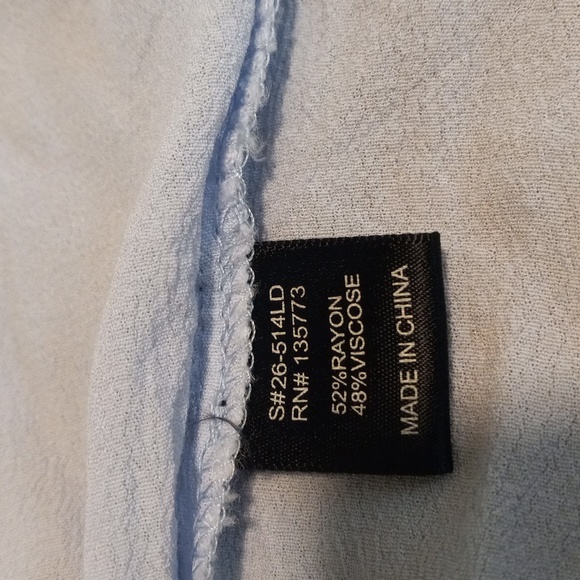 Nasty Gal Baby Blue Dress cover-up. Size S - Picture 6 of 6